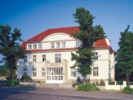 Blick auf das Goethe Institut Dresden