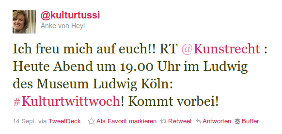 tweet_kulturtwittwoch Kulturtwittwoch