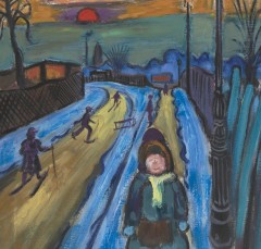 Hans Körnig, Winter, 1953, Abbildung mit Genehmigung Museum Körnigreich